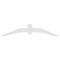Ekena Millwork Archdale Architectural Grade PVC Gable Bracket, 84"W x 17 1/2"H x 2"D x 6"F, 5/12 Pitch GBP084X18X0206ARC00 - alternate 5